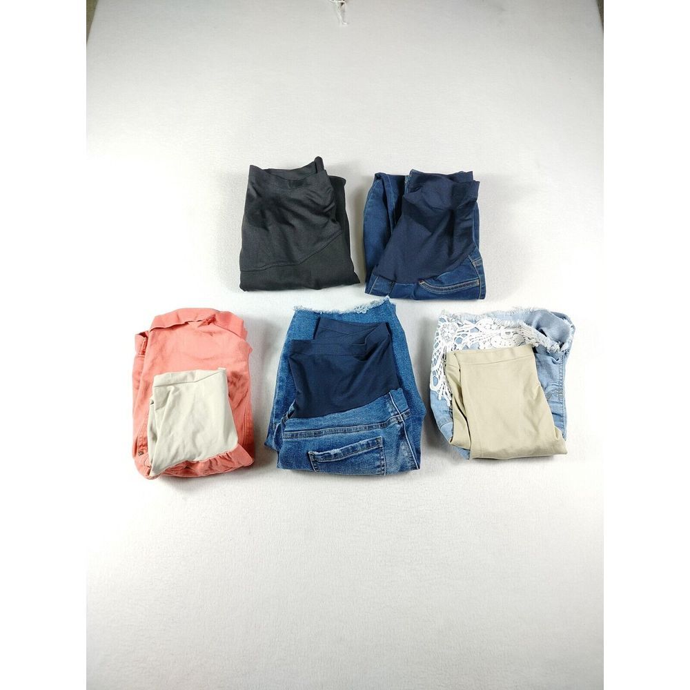 Indigo Rein Time And Tru Liz Lange Womens Small XS Maternity Pregnancy Lot Of 5‎